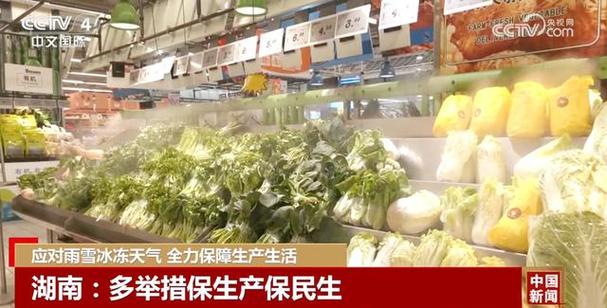 雨雪冰冻,湖南多措并举保障民生需求,规范市场价格秩序