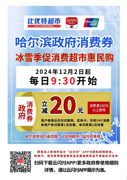 黑龙江元旦春节期间计划发放消费券4270万元