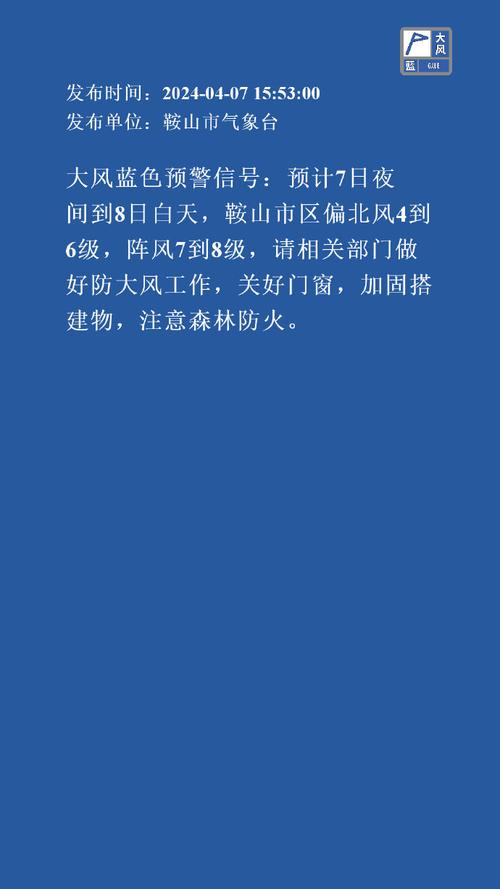 辽宁省普兰店市发布大风蓝色预警_4