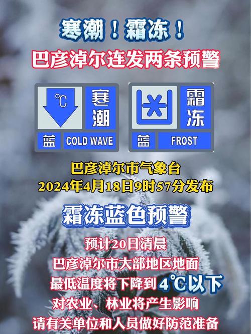 宁夏回族自治区灵武市发布霜冻蓝色预警