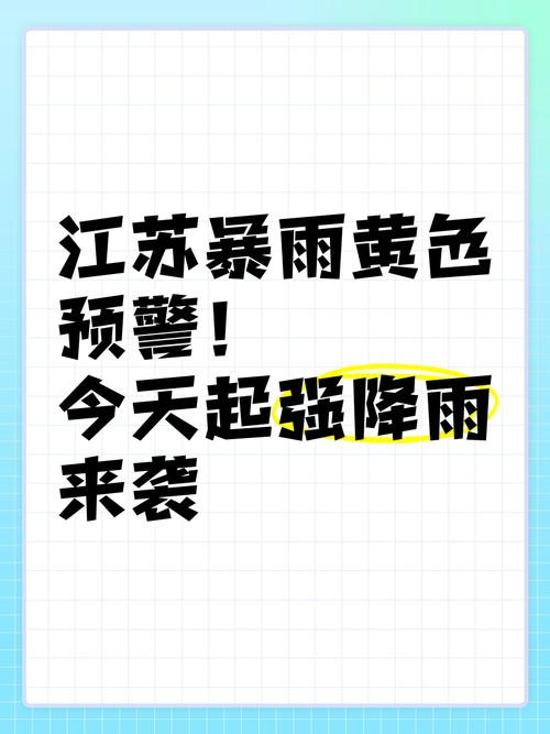 江苏省宿迁市发布暴雨黄色预警_1