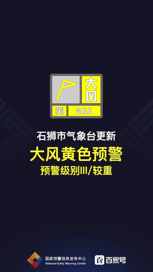 福建省石狮市发布大风黄色预警_2