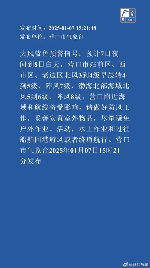 黑龙江省嘉荫县发布大风蓝色预警